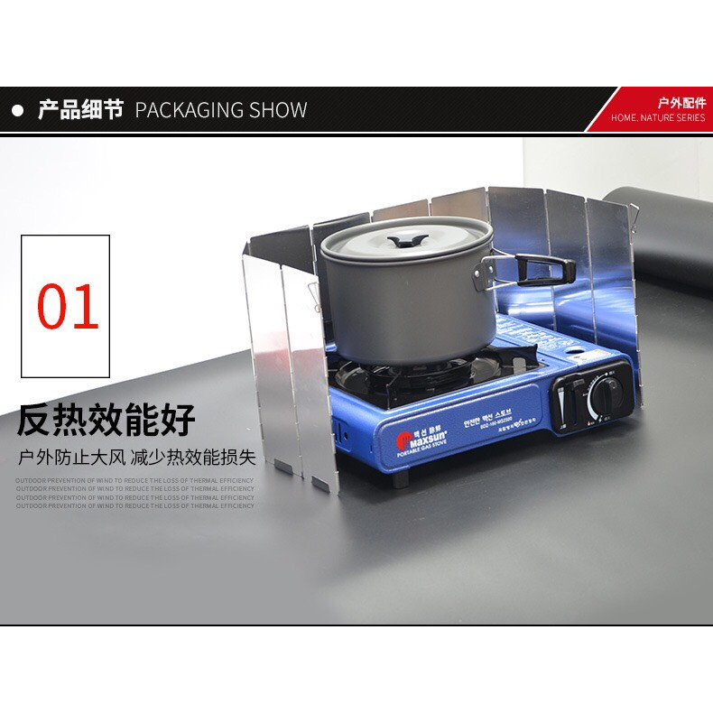 Tấm chăn gió bếp gas mini đi dã ngoại du lịch