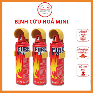 Bình cứu hỏa chữa cháy mini FIRE STOP dạng xịt dập lửa khẩn cấp trên ô tô, xe máy, văn phòng dung tích 500ml