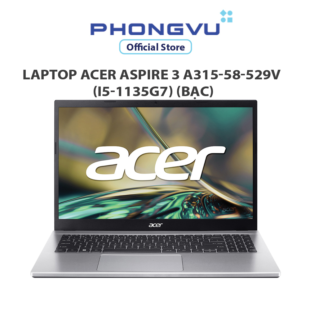 Máy tính xách tay/ Laptop Acer Aspire 3 A315-58-529V   - Bảo hành 12 tháng