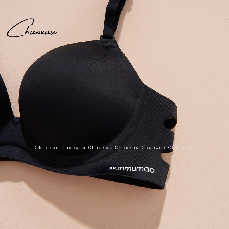 Áo ngực nữ đúc su CHUNXUU không gọng quả vát dây lưng xẻ cá tính đệm vừa hình bàn tay nâng ngực tạo khe gợi cảm - AV88