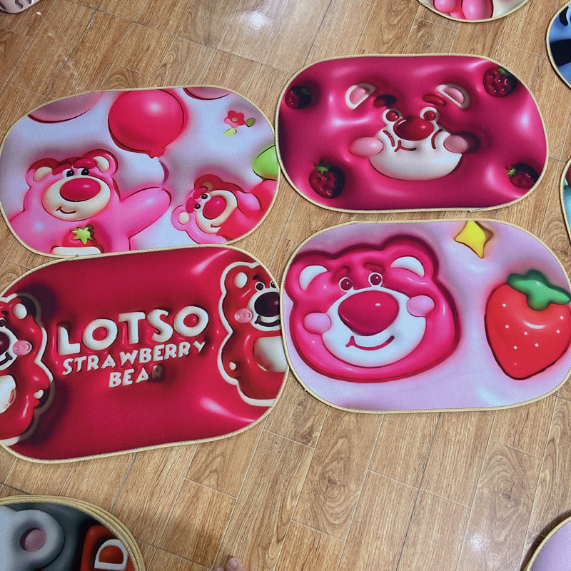Thảm lau chân hình thú 3D chống trượt loại đẹp