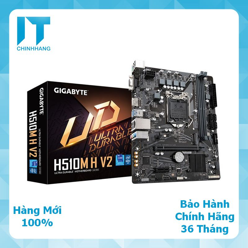 Main Gigabyte H510M H V2 (Socket 1200, HDMI+VGA DDR4 M2) - Hàng chính hãng Viễn Sơn phân phối