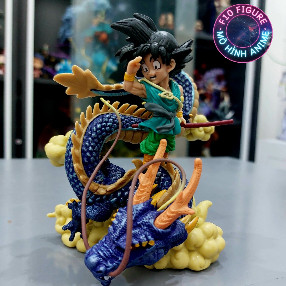 Mô Hình Dragon Ball Songoku cưỡi rồng hàng cao cấp - Mô hình bảy viên ngọc rồng Songoku cưỡi rồng 20 cm
