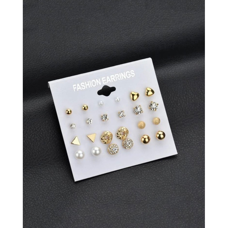 Set 12 đôi khuyên tai