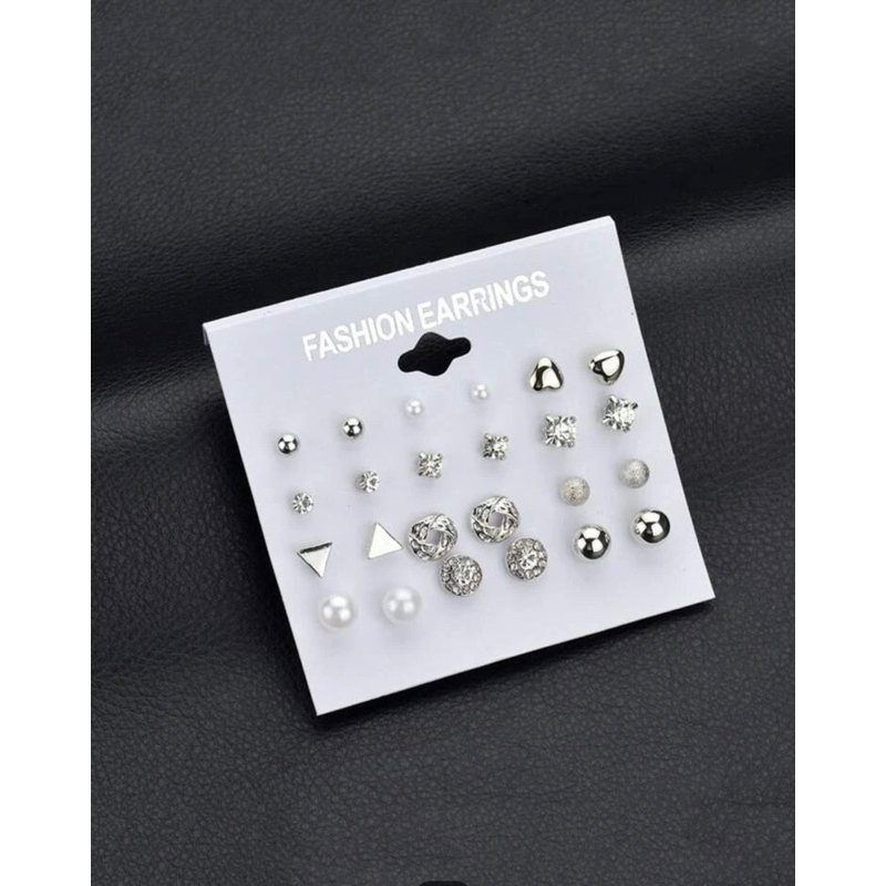 Set 12 đôi khuyên tai