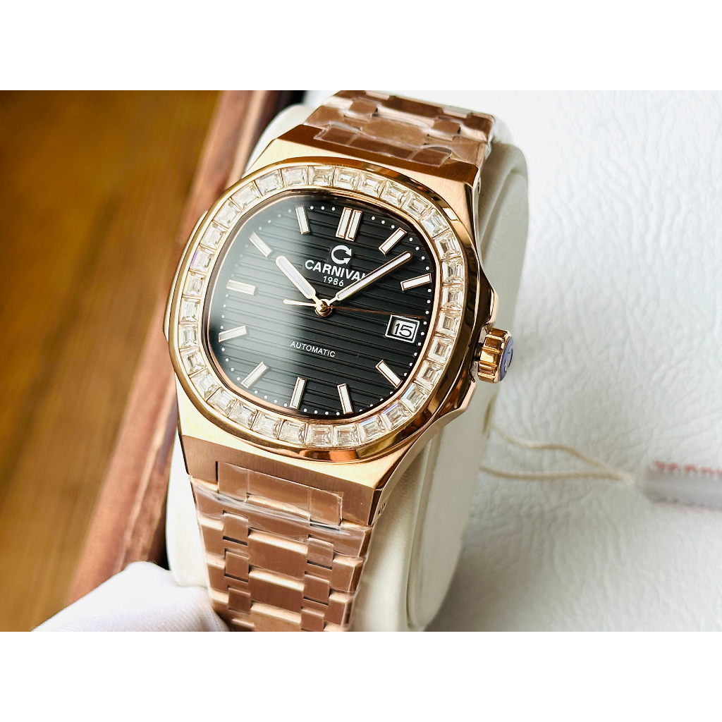 Đồng Hồ Nam Carnival Nautilus 8108G Chính Hãng Tặng Kèm Dây Da Cao Cấp
