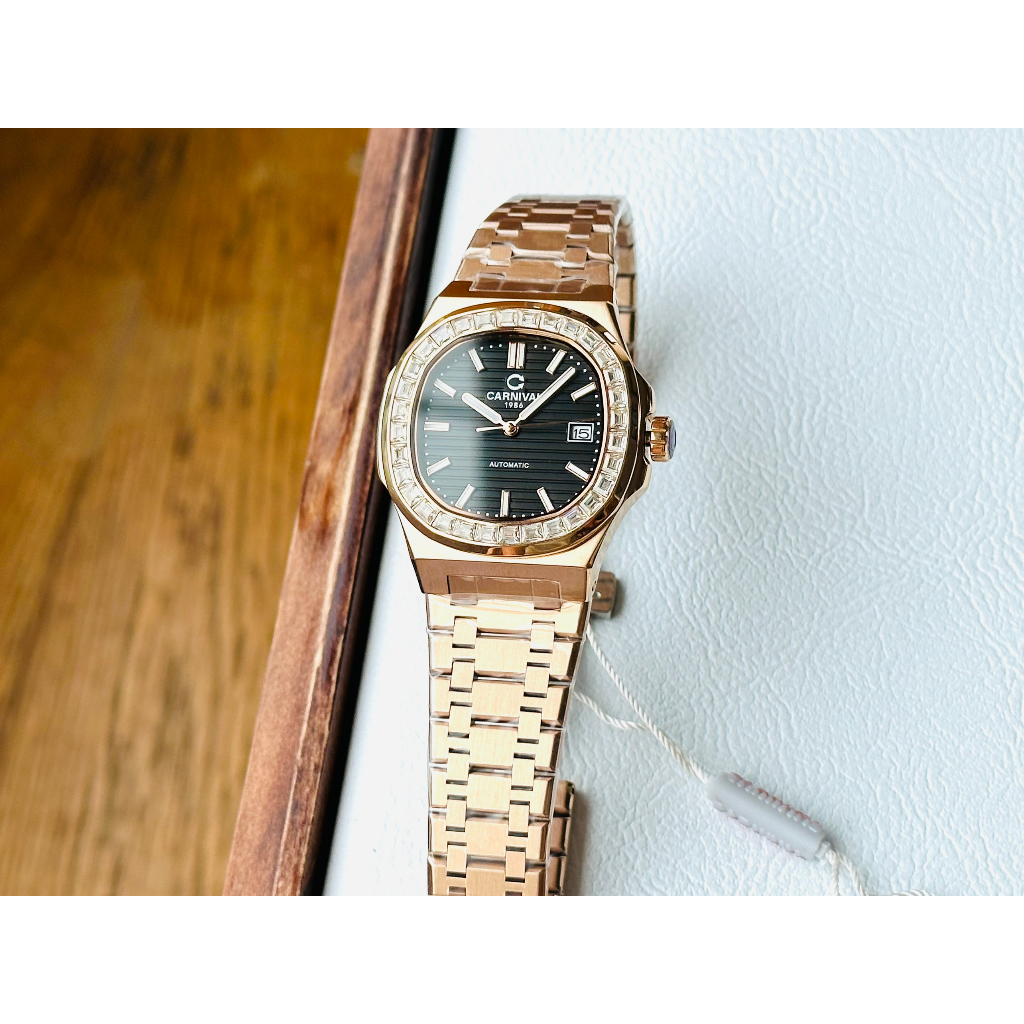 Đồng Hồ Nam Carnival Nautilus 8108G Chính Hãng Tặng Kèm Dây Da Cao Cấp