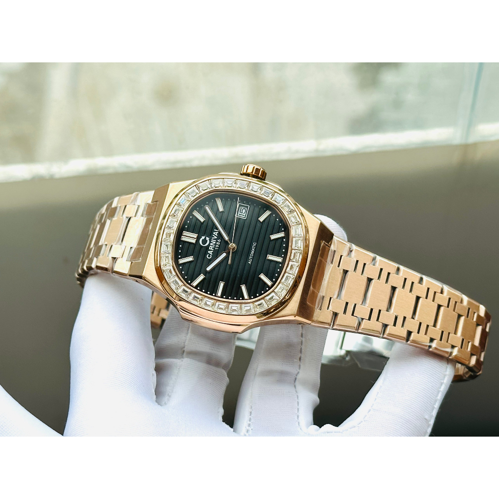 Đồng Hồ Nam Carnival Nautilus 8108G Chính Hãng Tặng Kèm Dây Da Cao Cấp