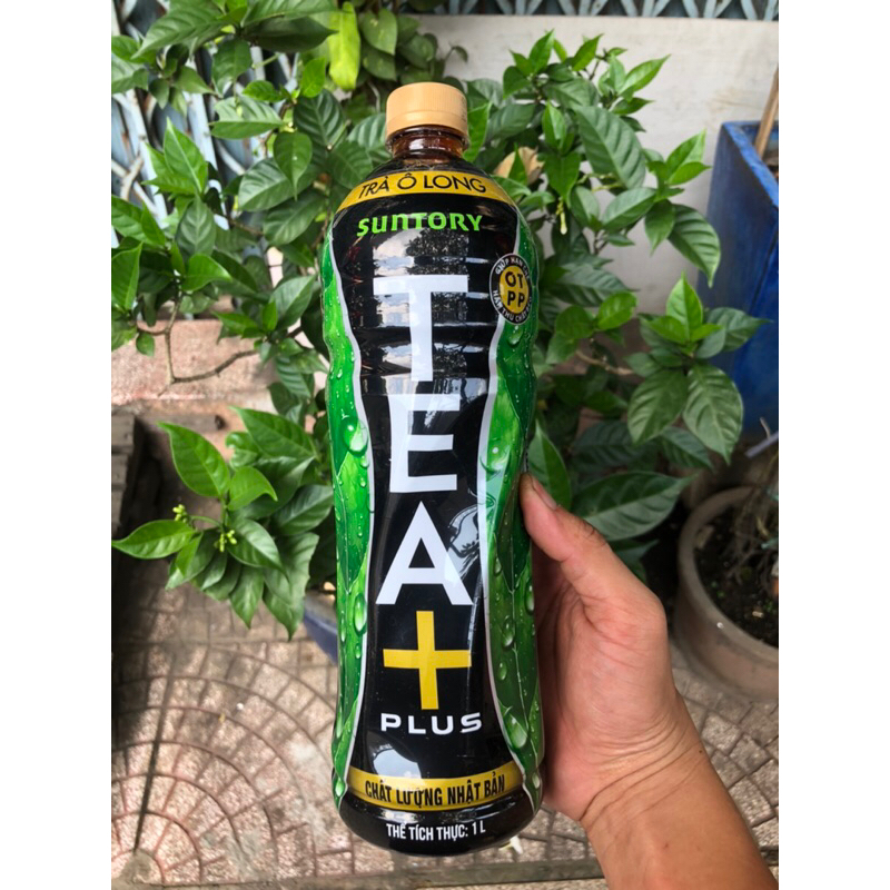 Trà Ô Long Tea+ chai 1L--