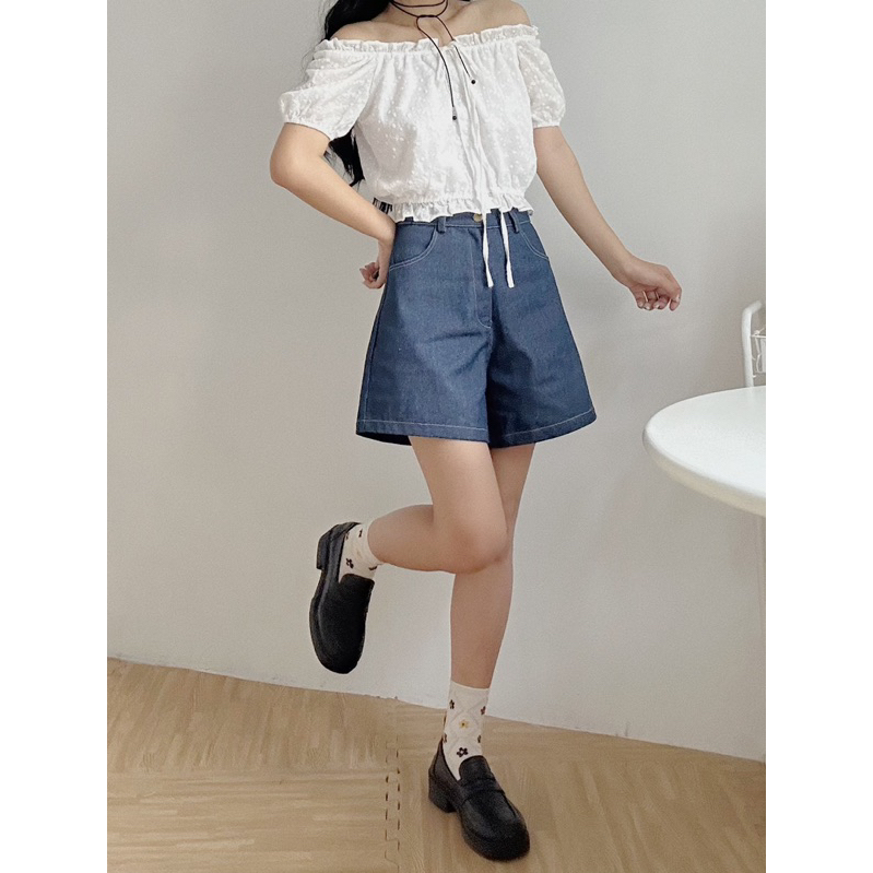 Áo kiểu xô hoa Lia 18made ✿ 𝐁𝐲 𝐄𝐢𝐠𝐡𝐭𝐞𝐞𝐧 𝐀𝐠𝐚𝐢𝐧