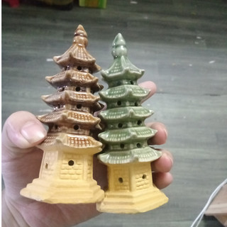 Mô hình Tháp rùa trang trí tiểu cảnh non bộ sân vườn bể cá