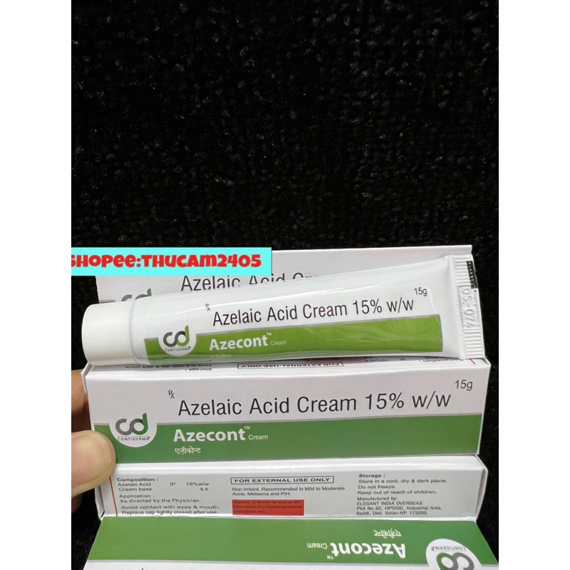 Azecont Forte 15% -20% Azelaic Cream giảm mụn ,mờ thâm .