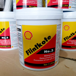 Sơn chống thấm đàn hồi gốc Bitum Flintkote No.3 dùng cho nền nhà, bể cá cảnh