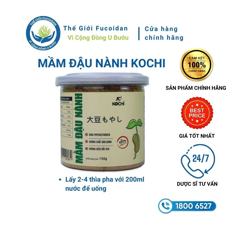 Mầm đậu nành KOCHI hộp 150g - Sản phẩm dành cho phái đẹp