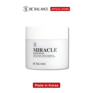 Mặt Nạ Trắng Da, Thu Nhỏ Chân Lông  Be'Balance Miracle Snow Mask (150g)