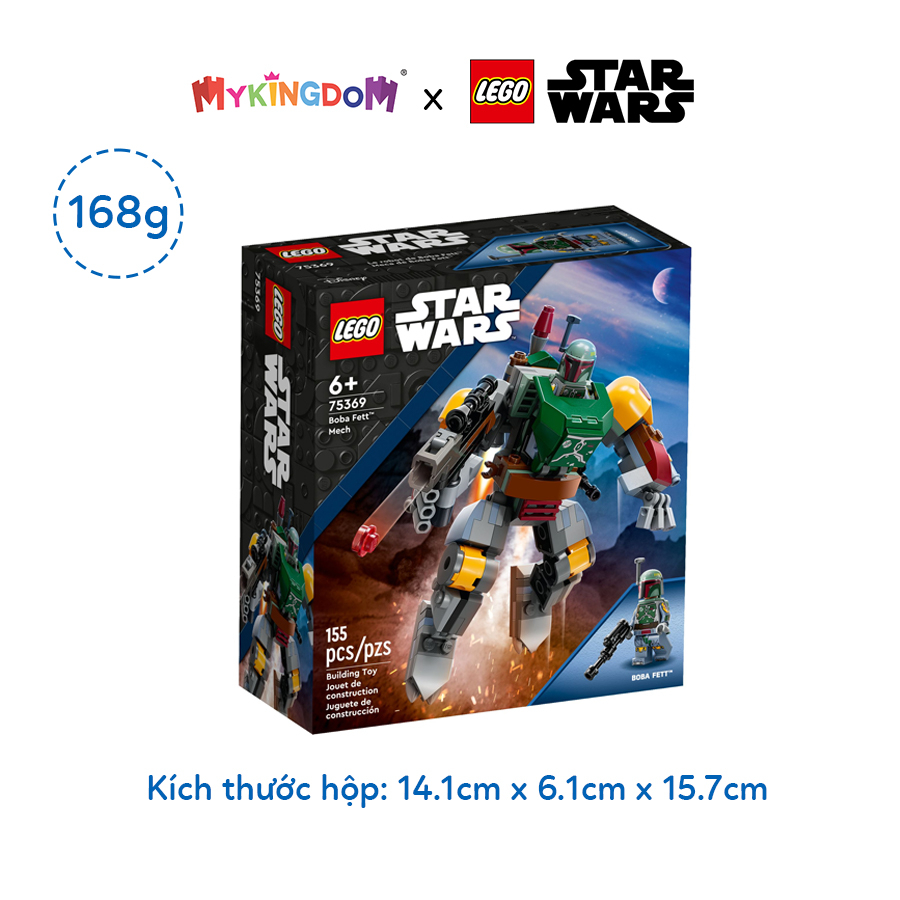 Đồ Chơi Lắp Ráp Chiến Giáp Boba Fett LEGO STAR WARS 75369