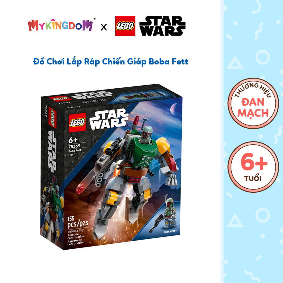 Đồ Chơi Lắp Ráp Chiến Giáp Boba Fett LEGO STAR WARS 75369