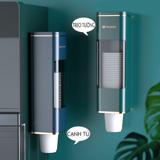 Hộp đựng cốc giấy ly giấy, khay lấy cốc giấy cốc nhựa tự động dán tường sang trọng tiện dụng