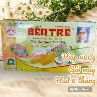 Kẹo dừa Bến Tre nguyên chất béo nước cốt gói máy