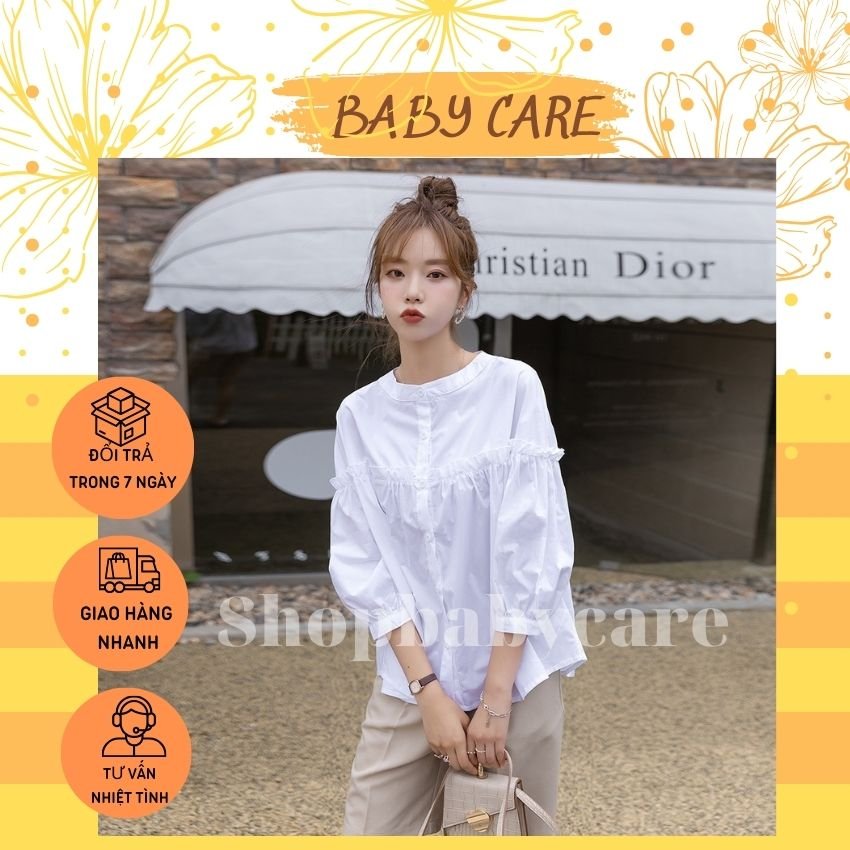 ÁO BẦU BABYDOLL KẺ LỬNG M282 THỜI TRANG- ÁO CÔNG SỞ CHO MẸ BẦU RỘNG THOẢI MÁI SUỐT NGÀY DÀI