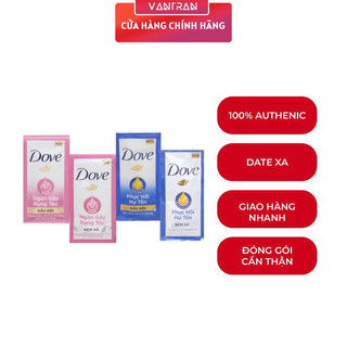  Dây 10 gói Dầu Gội Dove Gói Các Loại 