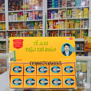 Tế Sinh Thận Khí Hoàn - Thận dương hư, đau lưng, mỏi gối, tiểu ngắt, tiểu buốt 10 Viên