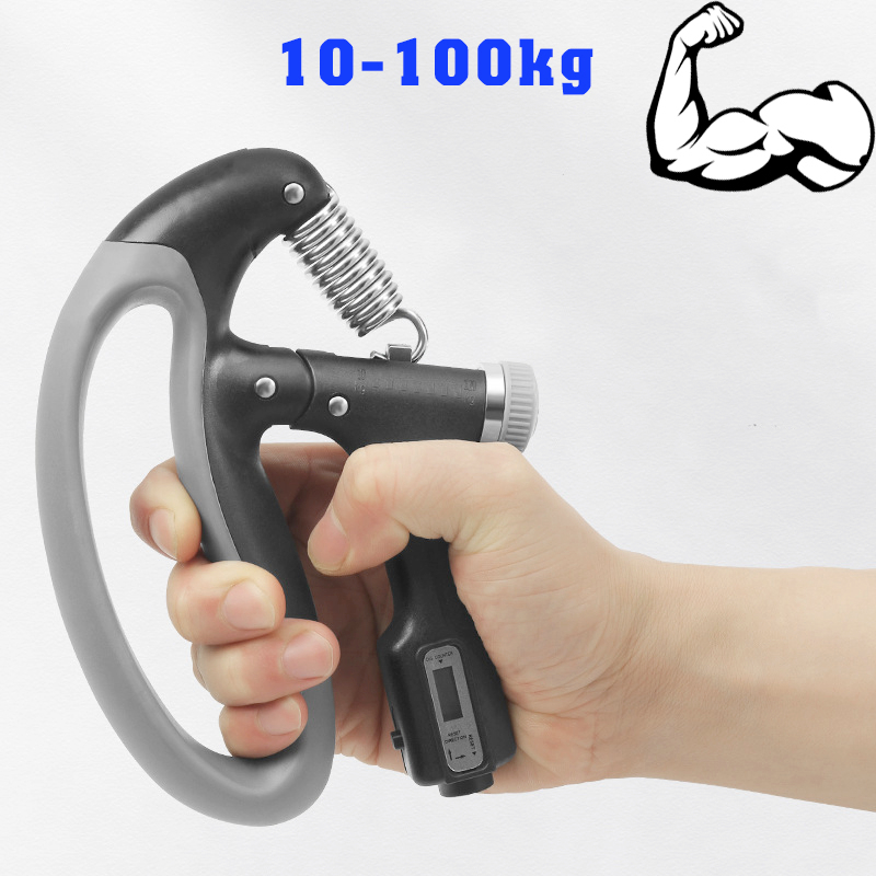Kìm Bóp Tay VIÊT MART, Bóp Tập Cơ Tay, dụng cụ tập cơ tay lực 10 100kg, Kìm Bóp Tay Có Đếm Số, Tăng Mạnh Cơ Tay.