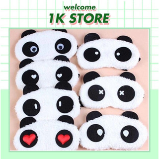 Bịt mắt, đồ bịt mắt khi ngủ, họa tiết gấu trúc, vải bông siêu mịn, bịt mắt panda đáng yêu nhiều mẫu