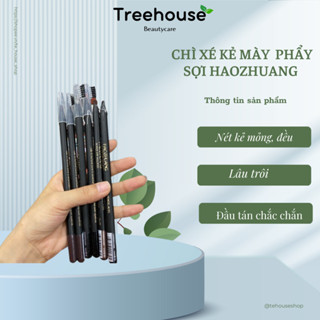 Chì xé kẻ Mày Phẩy Sợi Haozhuang Make Up Milano Eyebrow Pencil Precicion TREE HOUSE SHOPPP