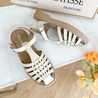   Phom To  Giày sandal nữ bít mũi rọ đế cao 3p giày xăng đan chiến binh Shoes Paradise J1025 