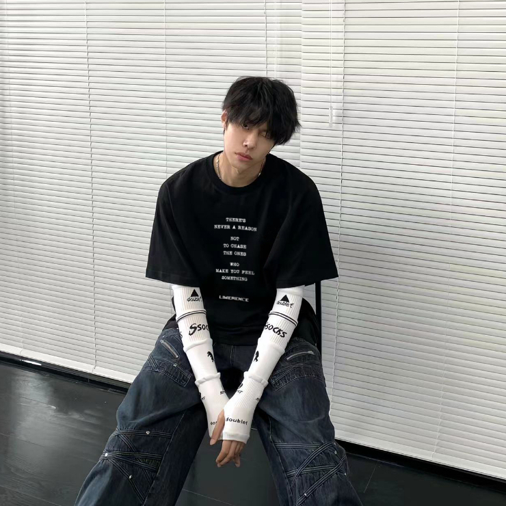 Áo thun form rộng LIMERENCE Basic logo typing vải cotton cao cấp co giãn, dày dặn Local Brand