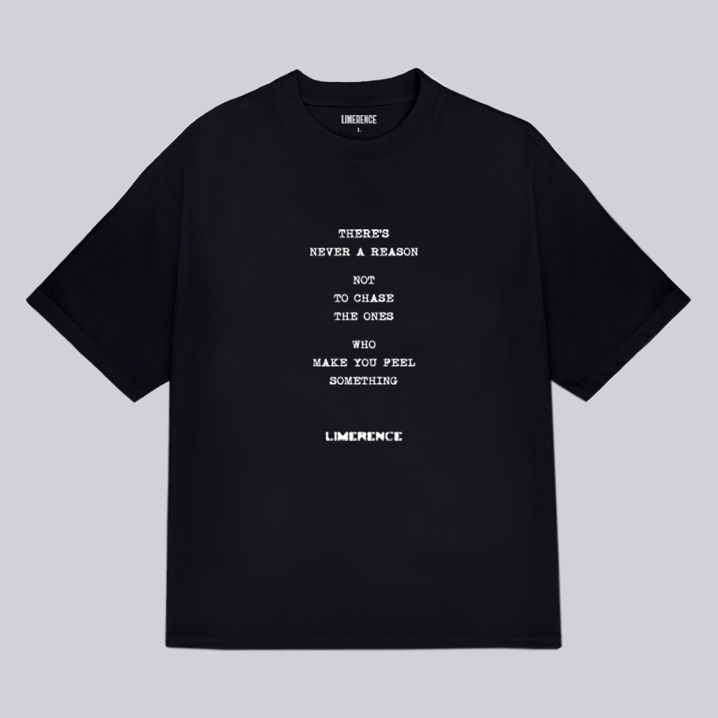 Áo thun form rộng LIMERENCE Basic logo typing vải cotton cao cấp co giãn, dày dặn Local Brand