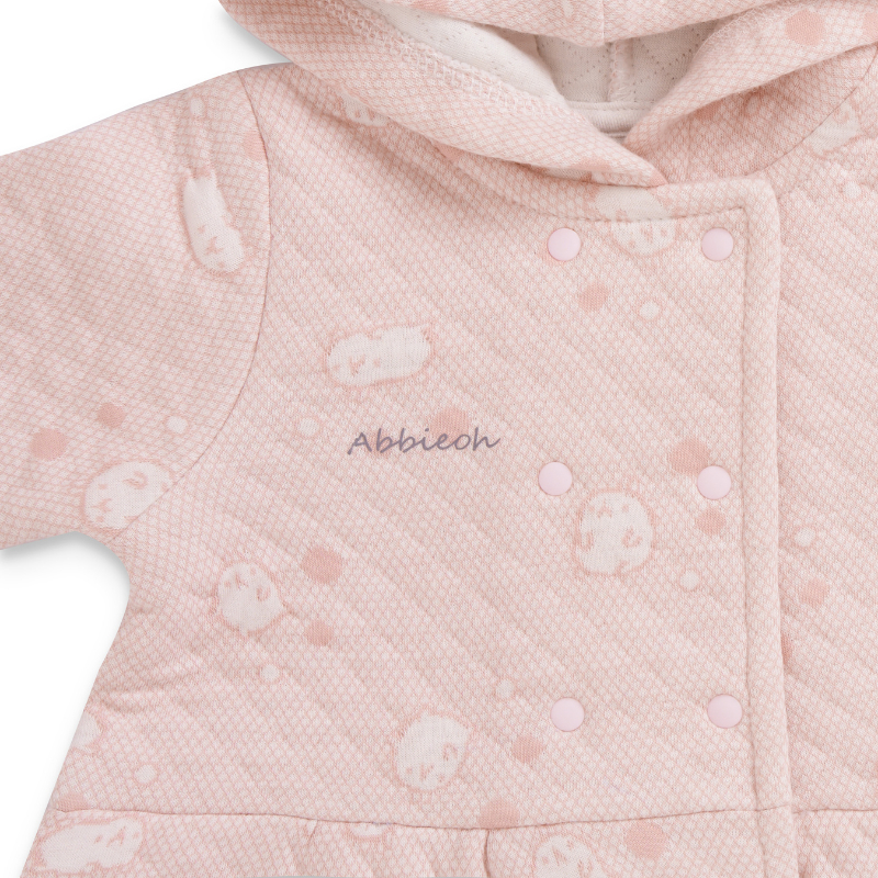 Áo khoác có mũ trần bông AbbieOh cho bé gái 0-3 Tuổi AK576 AK593