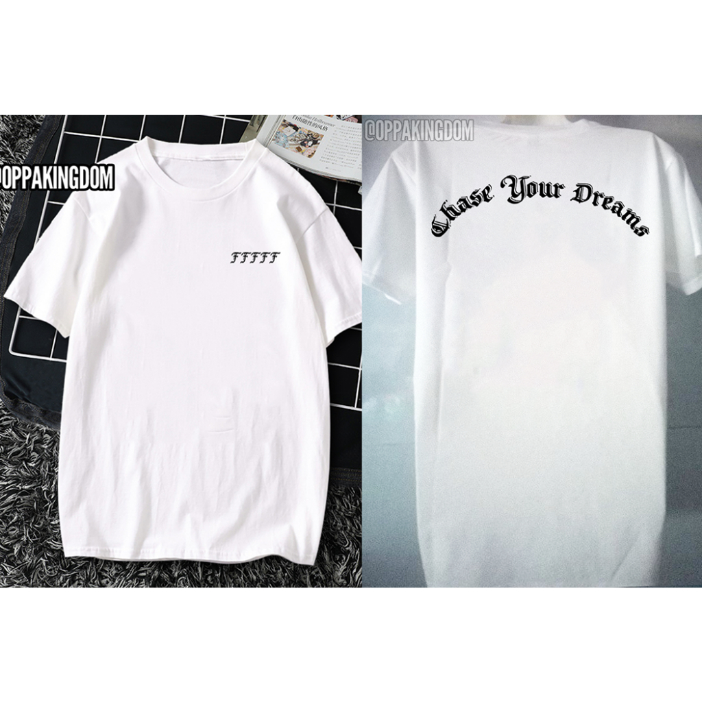 Áo thun giống JamFilm Chase your dreams, Film Thanapat Jam Rachata, Khunchai, Law Of Attraction