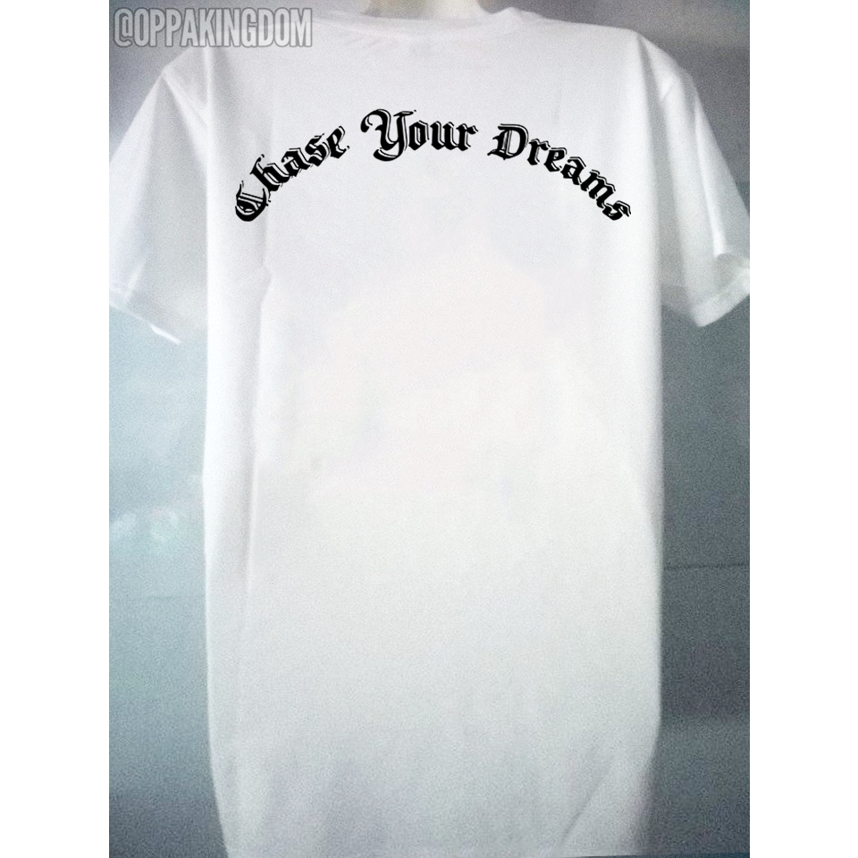 Áo thun giống JamFilm Chase your dreams, Film Thanapat Jam Rachata, Khunchai, Law Of Attraction