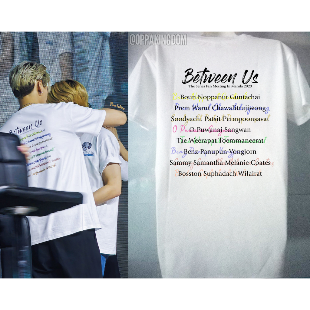 Áo thun BounPrem Between Me & You, Between Us FM