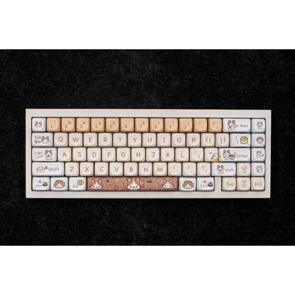 Keycap Cho Bàn Phím Cơ Honey Cat MOA Profile 142 Phím | EZPC