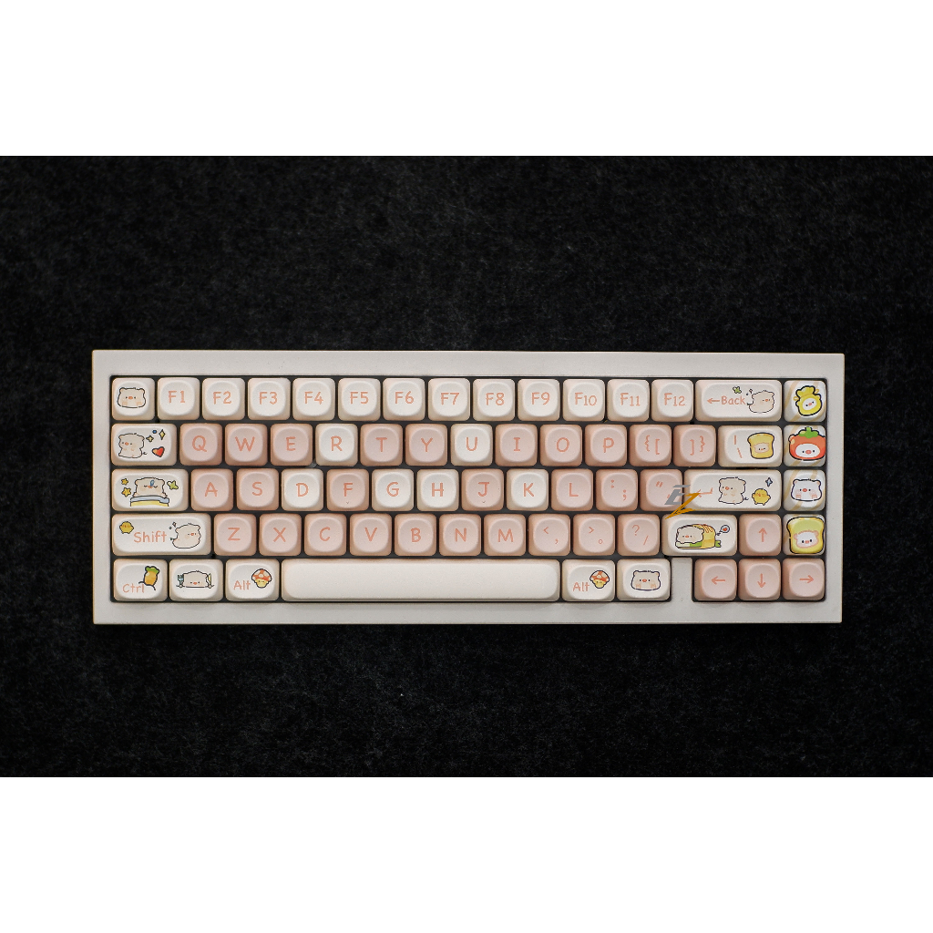 Keycap Cho Bàn Phím Cơ Pig Pink MOA Profile 142 Phím | EZPC