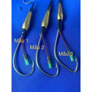 [ LƯỠI CÂU ĐÌNH QUANG ]LƯỠI CÂU CÁ LÓC MÓNG HEO ( THÉP TRẮNG 1,8 ly KHÔNG RỈ )