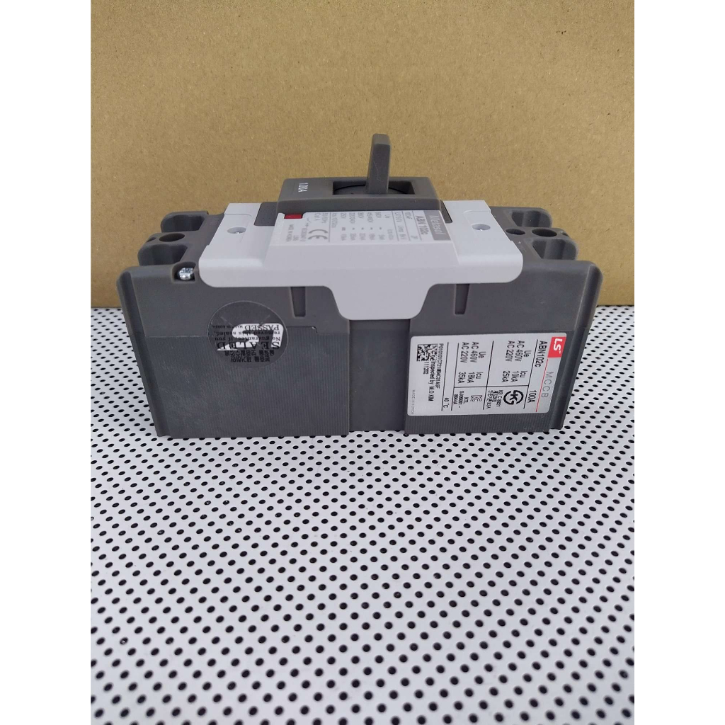 Aptomat MCCB 2 Pha LS, ABN102c 2P 100A, hãng LS- Made in Korea