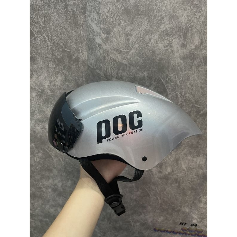 Nón P.O.C đuôi nhọn nón trơn lên tem