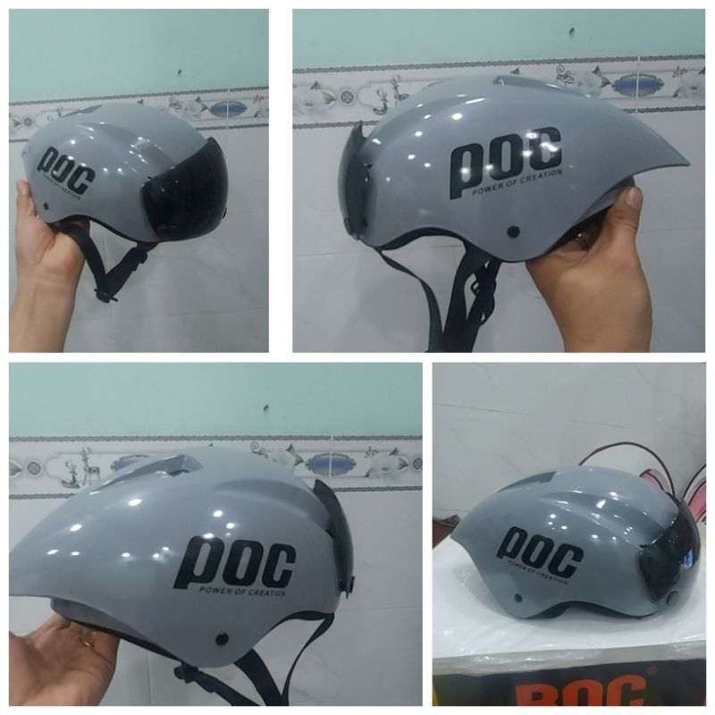 Nón P.O.C đuôi nhọn nón trơn lên tem