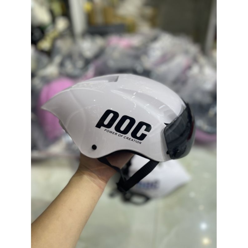 Nón P.O.C đuôi nhọn nón trơn lên tem