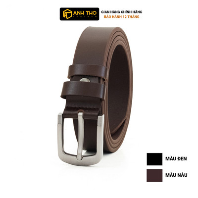 [Bản 2.8cm] Thắt lưng bản nhỏ khoá kim SMK3-03 | Anh Tho Leather