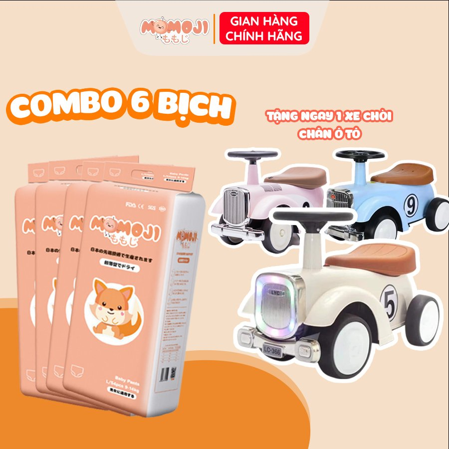 Combo 6 Bịch Bỉm Momoji Siêu Thấm Hút