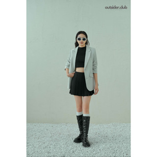 Áo Blaze xanh mint nữ Outsider.club vạt chéo