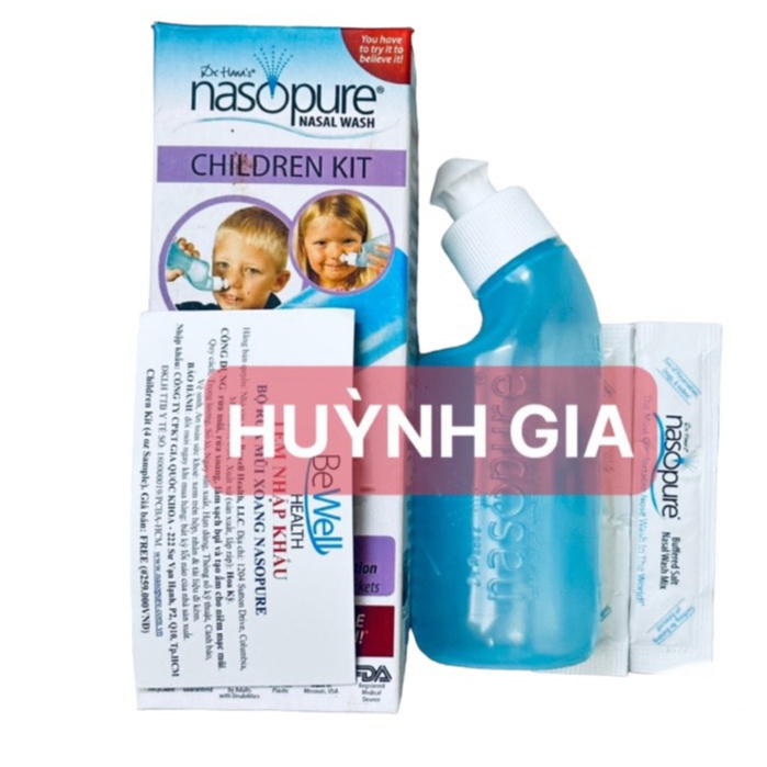 Bình Rửa Mũi Nasapure Sampler Kit 2 Tép Muối CHÍNH HÃNG