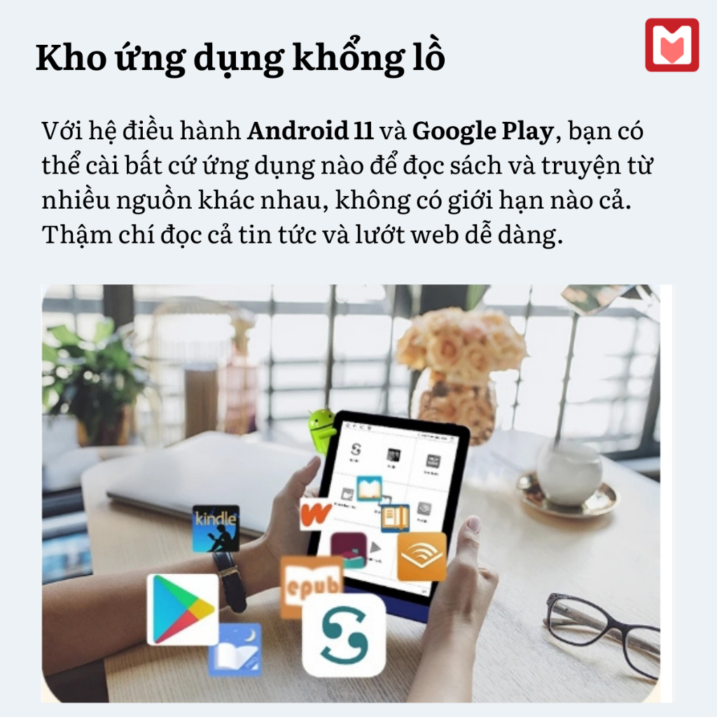 Máy đọc sách Meebook M6, Mới Nguyên Seal