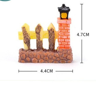 Hàng rào cổng nhà [2 bên] làm phụ kiện trang trí tiểu cảnh chậu cây, bể cá, làm mô hình, quà tặng ý nghĩa