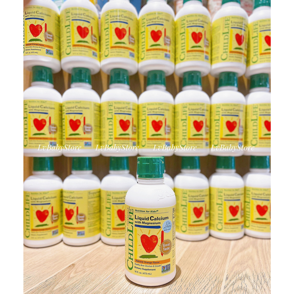 Liquid Calcium Childlife - Canxi sữa cho bé từ 6m+